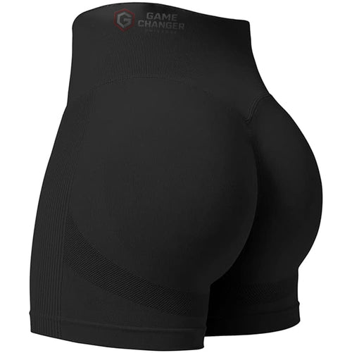 Game Changer Universe Seamless Scrunch Workout Shorts – High Waist Booty Lift (3.6”)