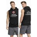 Game Changer Universe Sleeveless Gym Hoodie – Be A Game Changer Performance Hoodie